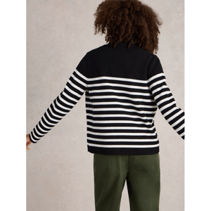 White Stuff Sara Stripe Knited Shacket